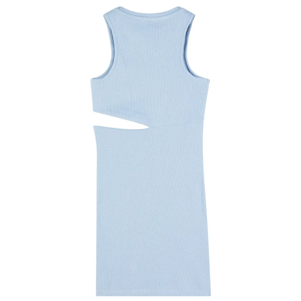 Kjoler & Nederdele^Patrizia Pepe Ribbed Bodycon Kjole Blå