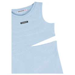 Kjoler & Nederdele^Patrizia Pepe Ribbed Bodycon Kjole Blå
