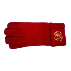 Handsker<Ralph Lauren Ribbed Cuff Gloves Rød