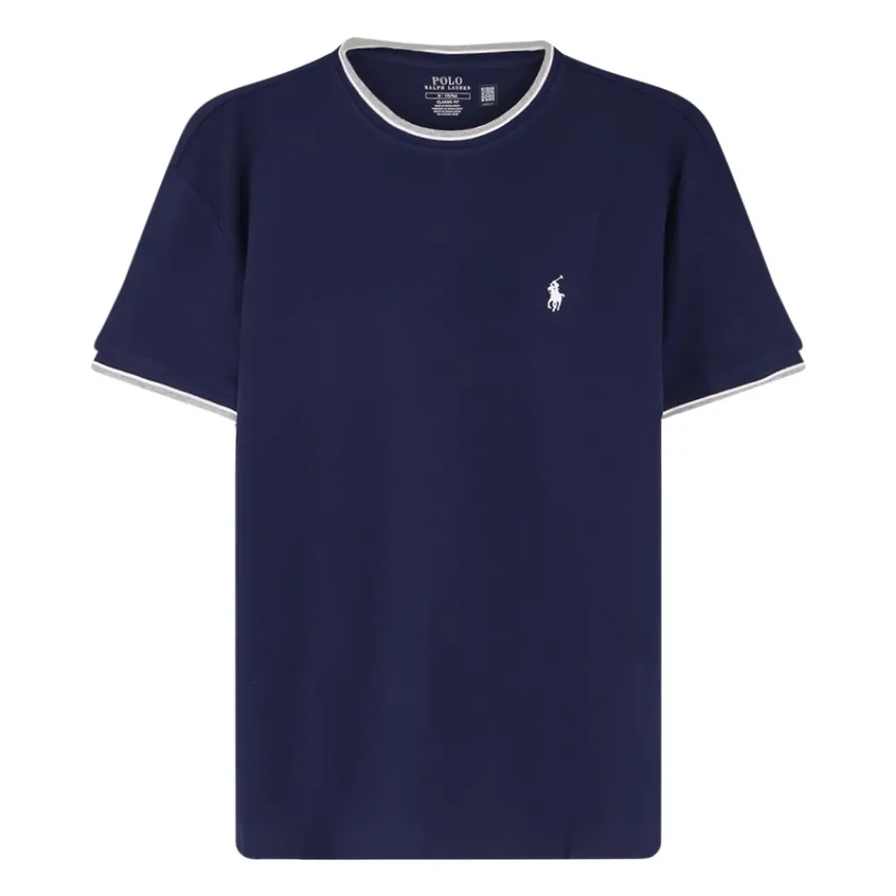 T-Shirts^Polo Ralph Lauren Ribbet Crewneck T-Shirt Blå
