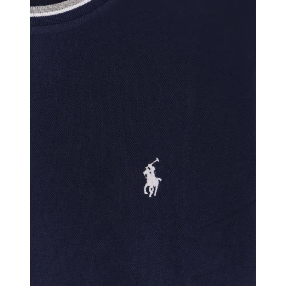 T-Shirts^Polo Ralph Lauren Ribbet Crewneck T-Shirt Blå
