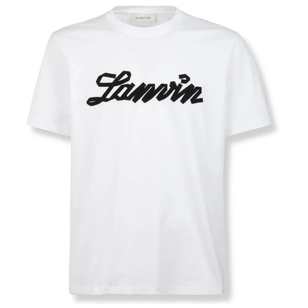 T-Shirts^Lanvin Ribbon T-Shirt Hvid