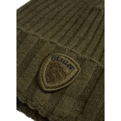 Huer & Kasketter^Blauer Rib-knit Cuff Beanie Grøn