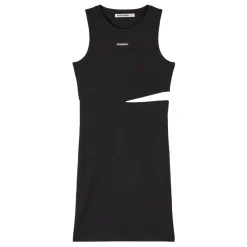 Kjoler & Nederdele<Patrizia Pepe Ribstrikket Bodycon Kjole Sort