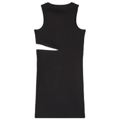 Kjoler & Nederdele<Patrizia Pepe Ribstrikket Bodycon Kjole Sort