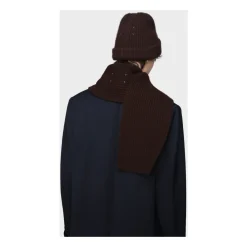 Tørklæder^Maison Margiela Ribstrikket Cashmere Halstørklæde Brun