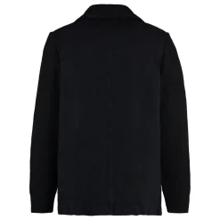 Frakker<Comme des Garçons Ribstrikket Ærme Uld Peacoat Blå