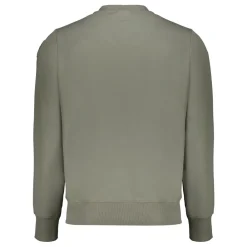 Trøjer|Sweatshirts<Parajumpers Ribstrikket sweatshirt med rund hals og logomærke Grøn