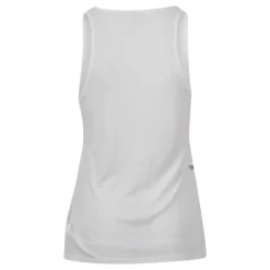 T-Shirts & Toppe<Diesel Ribstrikket tanktop med logoplade Hvid