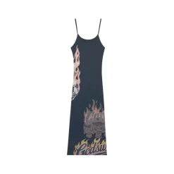 Kjoler<GCDS Riders Long Dress Sort