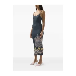 Kjoler<GCDS Riders Long Dress Sort