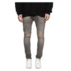 Jeans^REPRESENT Ripped Skinny Fit Jeans Grå