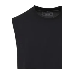 T-Shirts & Toppe<Y-3 Ærmeløs T-shirt med Rund Hals Sort