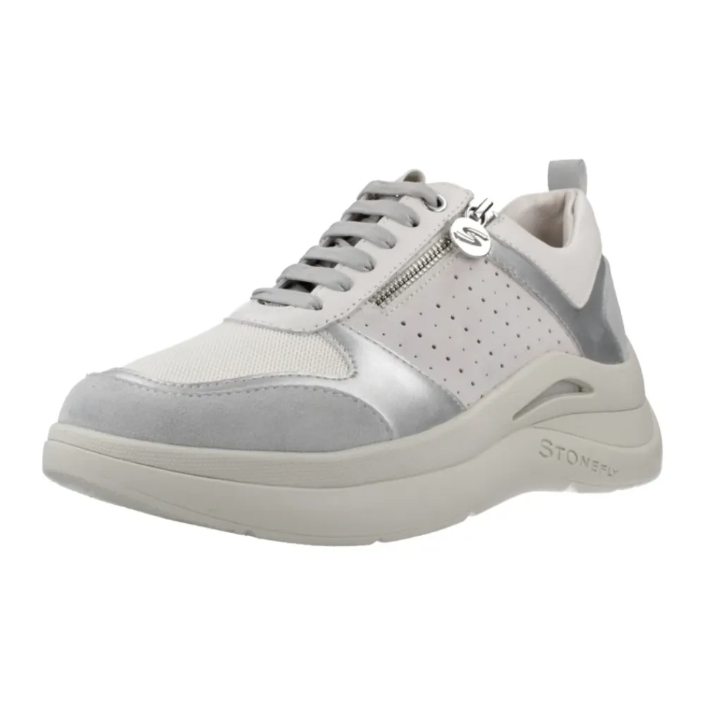 Sneakers^STONEFLY ROCHA 9 Velour/Tex Hvid