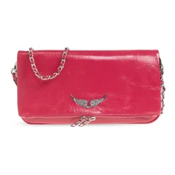 Skuldertasker<Zadig & Voltaire Rock Skuldertaske Pink