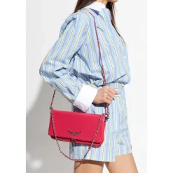 Skuldertasker<Zadig & Voltaire Rock Skuldertaske Pink