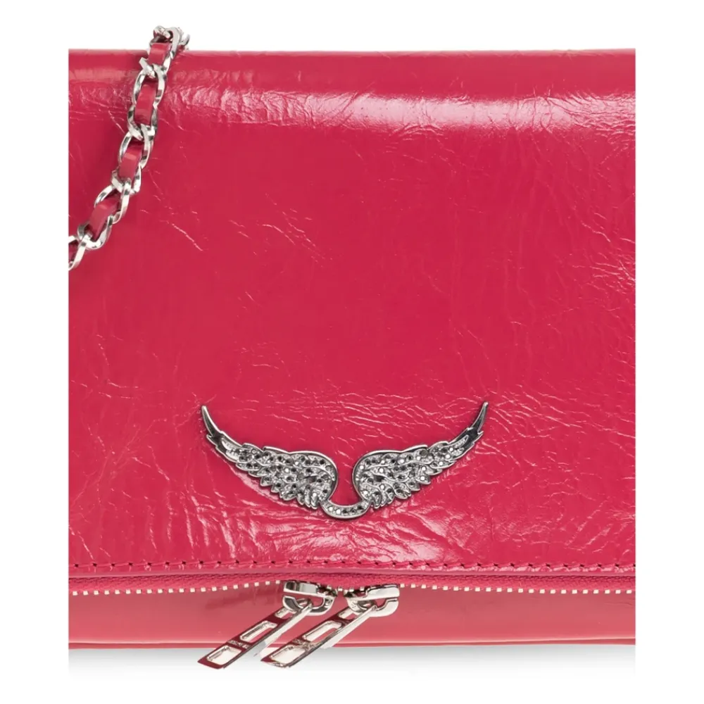Skuldertasker<Zadig & Voltaire Rock Skuldertaske Pink
