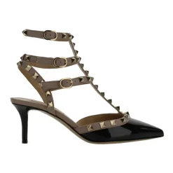 Pumps|Stiletter^Valentino Garavani Rockstud Ankelrem Pumps Sort