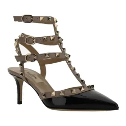 Pumps|Stiletter^Valentino Garavani Rockstud Ankelrem Pumps Sort