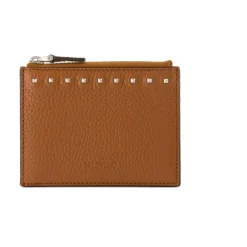 Punge & Kortholder^Valentino Garavani Rockstud Card Holder Brun