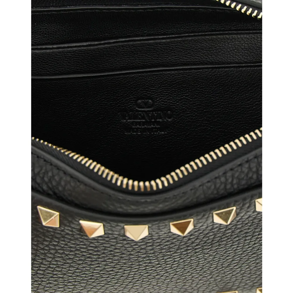 Clutch<Valentino Garavani Rockstud Clutch Sort
