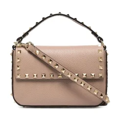 Håndtasker<Valentino Garavani Rockstud Leather Mini Bag Pink