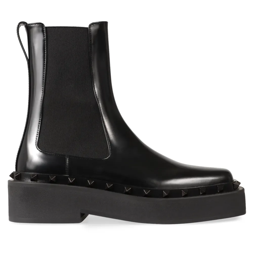 Chelsea Boots<Valentino Garavani Rockstud M-Way Chelsea Boots Sort