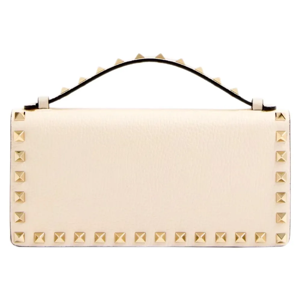 Håndtasker<Valentino Garavani Rockstud Wallet With Chain Pink
