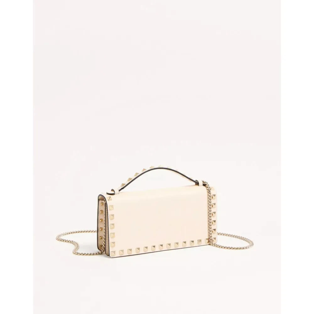 Håndtasker<Valentino Garavani Rockstud Wallet With Chain Pink