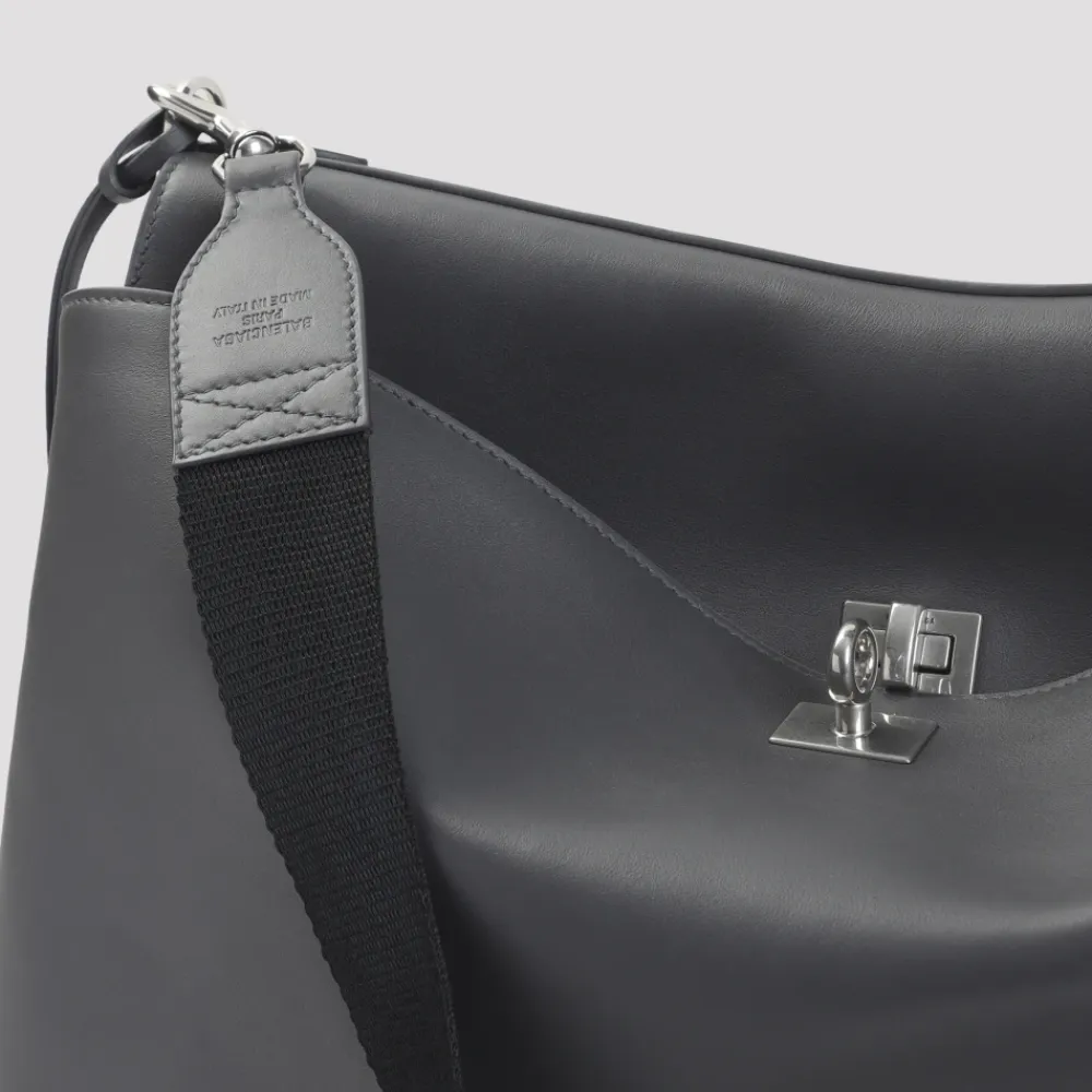 Tasker<Balenciaga Rodeo Messenger Bag Medium Grå