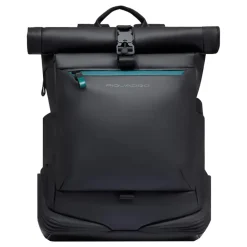 Rygsække<Piquadro Roll-Top Rygsæk til PC og iPad Sort