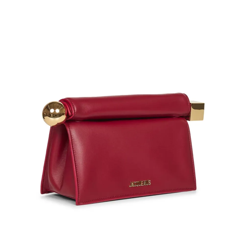 Clutch<Jacquemus Rond Carré Clutch Rød