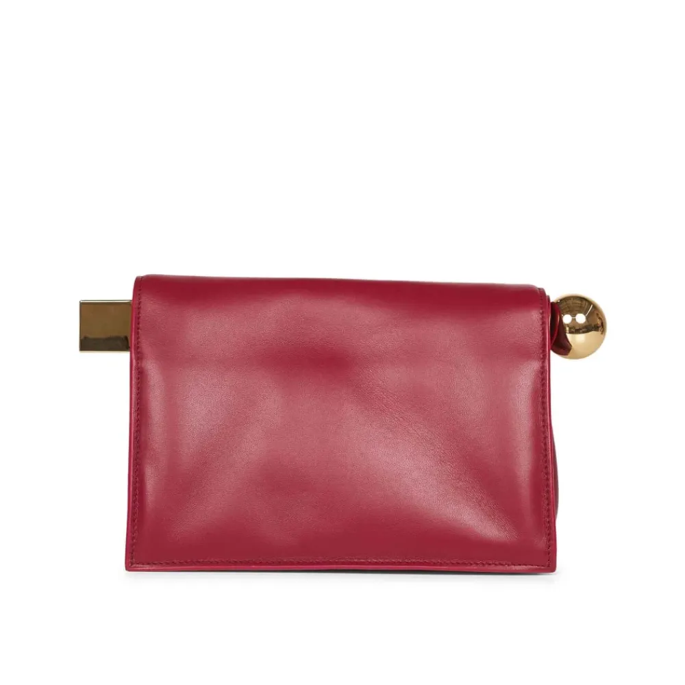 Clutch<Jacquemus Rond Carré Clutch Rød