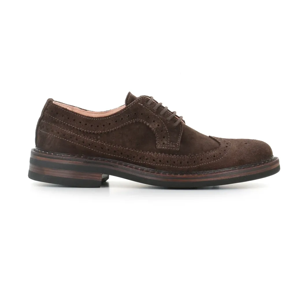 Business Sko^ASTORFLEX Rondiflex Rubber Brogue Brun