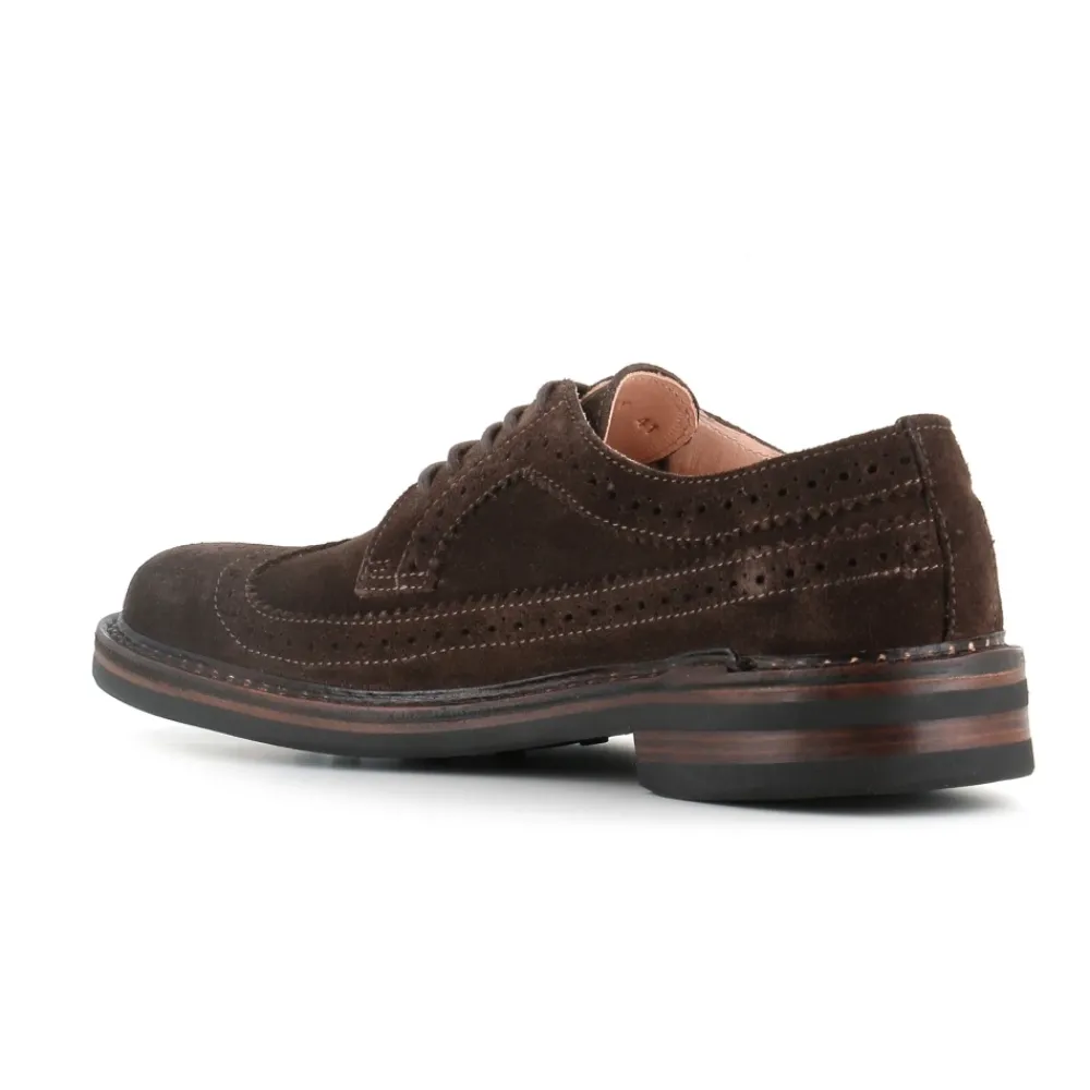 Business Sko^ASTORFLEX Rondiflex Rubber Brogue Brun