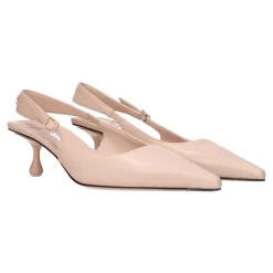 Pumps|Stiletter<Jimmy Choo Rosa Læder Højhælede Sandaler Pink