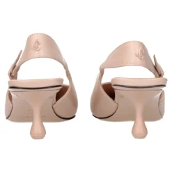 Pumps|Stiletter<Jimmy Choo Rosa Læder Højhælede Sandaler Pink