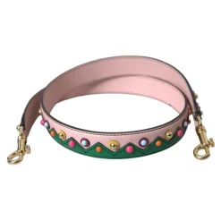 Tilbehør Til Tasker^Dolce & Gabbana Rosa Læder Skuldertaske Tilbehør Multifarvet