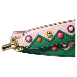Tilbehør Til Tasker^Dolce & Gabbana Rosa Læder Skuldertaske Tilbehør Multifarvet
