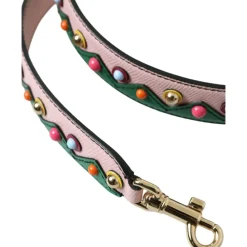Tilbehør Til Tasker^Dolce & Gabbana Rosa Læder Skuldertaske Tilbehør Multifarvet
