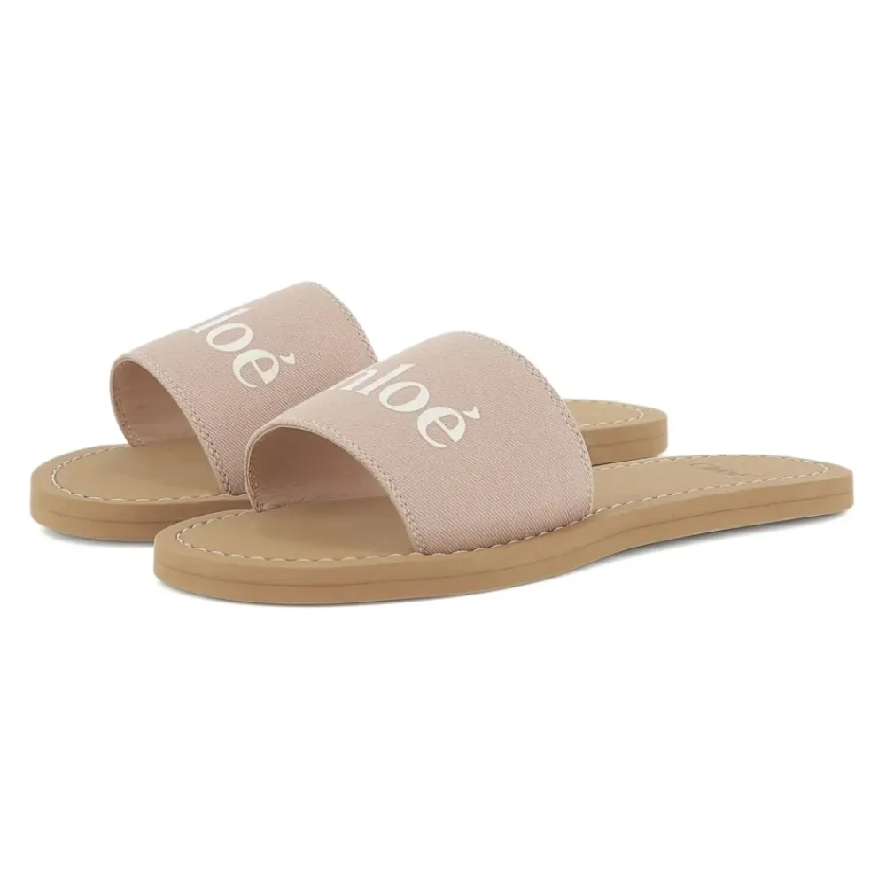Sandaler^Chloé Rosa Sandaler med Fåreskind Foring Pink