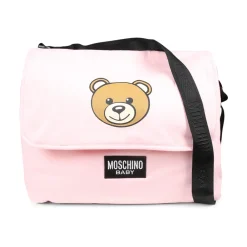 Tasker^Moschino Rosa skiftetaske med Teddy Bear Pink