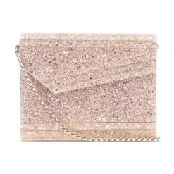 Clutch^Jimmy Choo Rosa Tasker Samling Pink