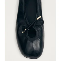 Ballerina Sko<ALOHAS Rosalind Læder Ballerina Sko Sort