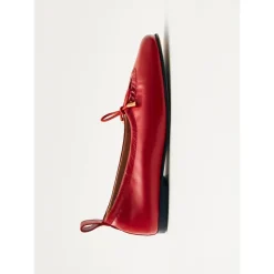 Ballerina Sko^ALOHAS Rosalind Læder Ballet Flats Rød