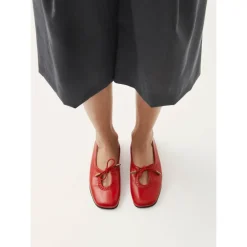 Ballerina Sko^ALOHAS Rosalind Læder Ballet Flats Rød