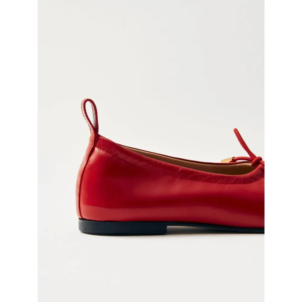 Ballerina Sko^ALOHAS Rosalind Læder Ballet Flats Rød