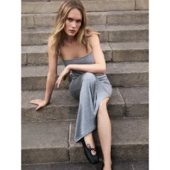 Ballerina Sko<ALOHAS Rosalind Læder Ballet Flats Sort
