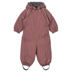 Overtøj<Mikk-Line Rose Brown Nylon Baby Suit Pink