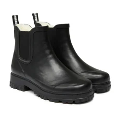 Chelsea Boots^Angulus Rubber Boot with Wool Lining 1053 Sort